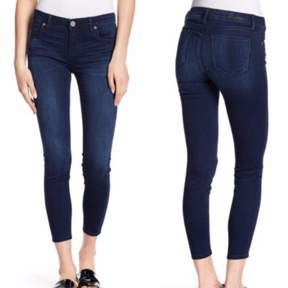 Kut from the Kloth Skinny Stretch Jeans - Dark Wash - 12